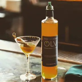 OLV007 olive brine and martini